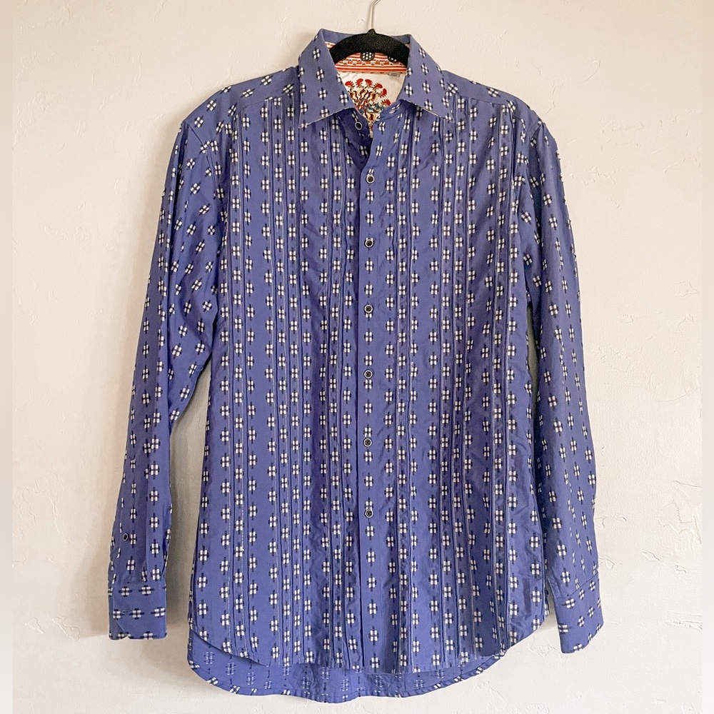 Robert Graham Blue Long Sleeve Button Down